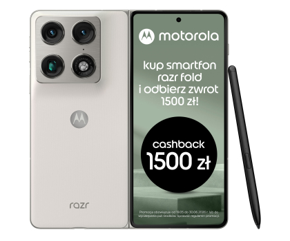Smartfon MOTOROLA razr fold 5G 16/512 Lily White 165Hz